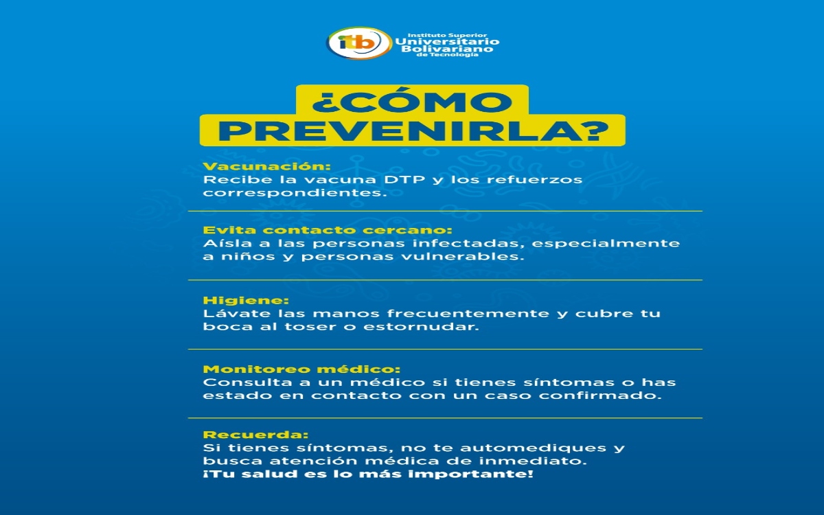 ¡Atención con la tosferina! 