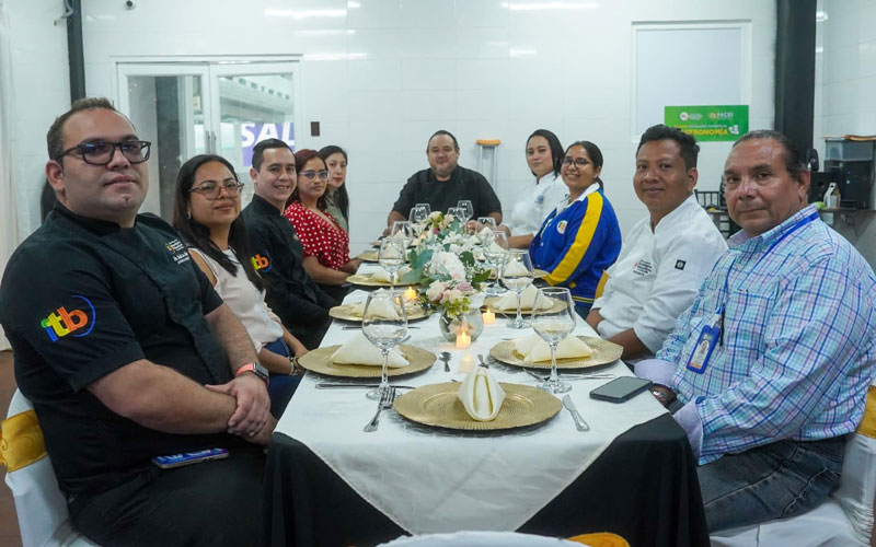 Estudiantes de Gastronomía del ITB fusionan conocimiento y arte en “Gastro Garden”