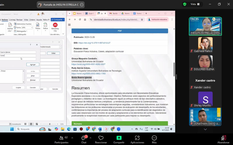 ITB fortalece la redacción científica con taller de Normas APA. 
