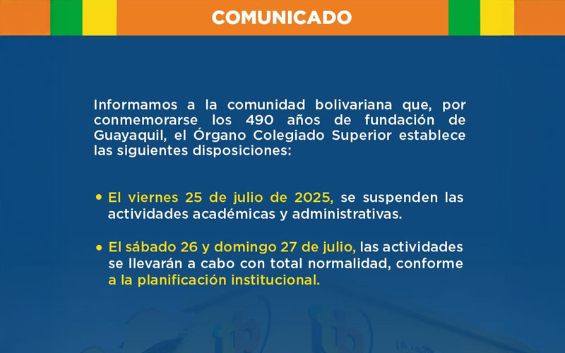 Informamos a la comunidad bolivariana