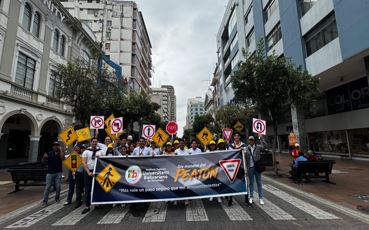 ITB conmemoró el Día Mundial del Peatón con caminata y actividades de concienciación vial