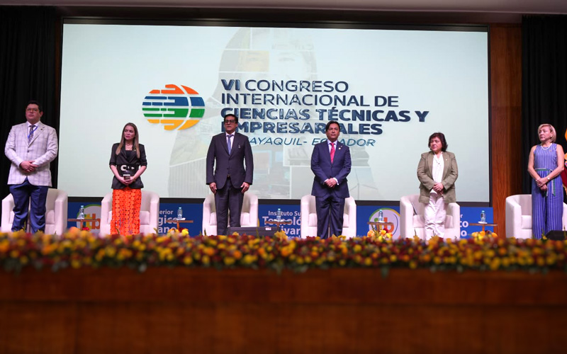 ITB da inicio al VI Congreso Internacional de Ciencias Técnicas y Empresariales. Guayaquil, 29 de agosto de 2025