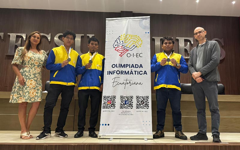 ITB gana medalla oro en la Olimpiada Informática Ecuatoriana Universitaria