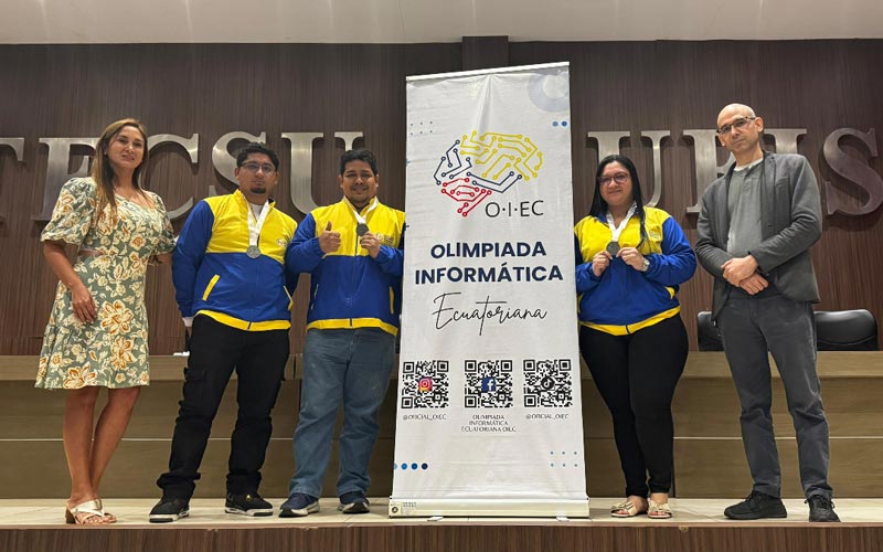 ITB gana medalla oro en la Olimpiada Informática Ecuatoriana Universitaria