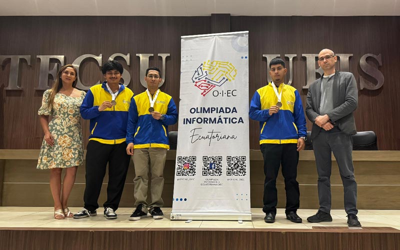 ITB gana medalla oro en la Olimpiada Informática Ecuatoriana Universitaria