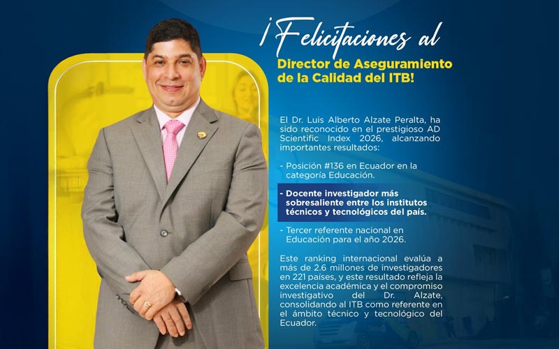 El conocimiento trasciende fronteras y en el ITB celebramos un nuevo reconocimiento internacional