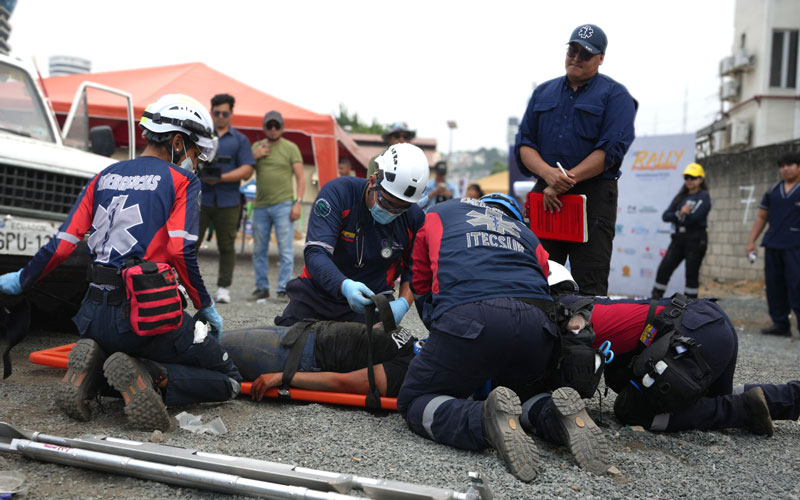 ITB apertura el I Rally Prehospitalario en Guayaquil.