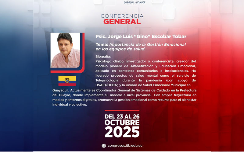 Conoce a nuestros Conferencistas Generales que estarán presentes en el VIII Congreso Internacional de Ciencias de la Salud 2025