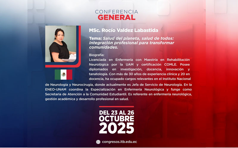 Conoce a nuestros Conferencistas Generales que estarán presentes en el VIII Congreso Internacional de Ciencias de la Salud 2025