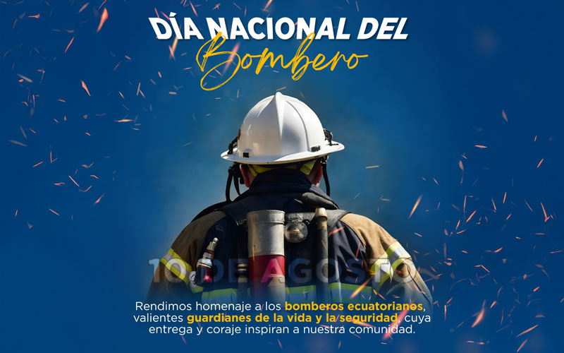 Cada 10 de octubre rendimos homenaje a los valientes bomberos