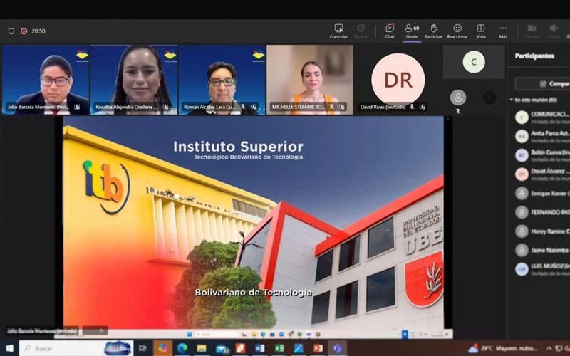 ITB y UBE serán sedes del Ecuador Technical Chapters Meeting – ETCM 2026.