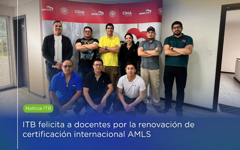 ITB felicita a docentes por la renovación de certificación internacional AMLS.
