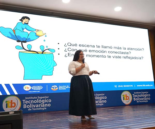 ITB fortalece el bienestar estudiantil con cine–foro psicoeducativo sobre salud mental