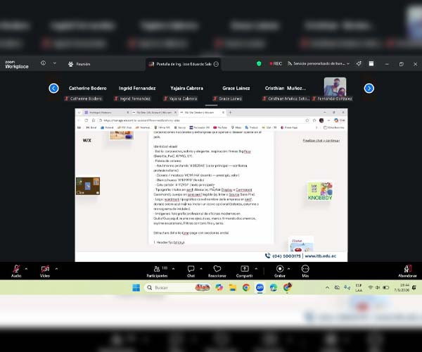 ITB fortalece las competencias digitales con exitoso webinar sobre creación de páginas web y redes sociales