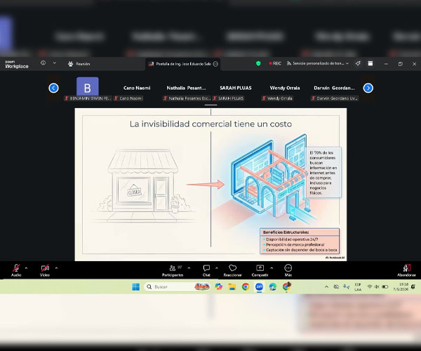 ITB fortalece las competencias digitales con exitoso webinar sobre creación de páginas web y redes sociales