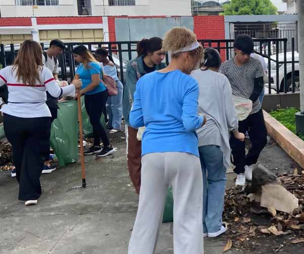 Estudiantes de FACES impulsaron la minga “Huellas que transforman”