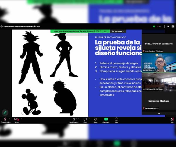 Docente del ITB compartió máster class en el VII Encuentro Internacional de Diseño y Comunicación Visual