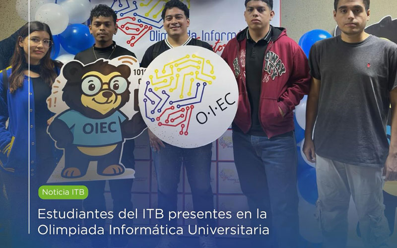 El 4 de julio, estudiantes de la carrera de Desarrollo de Software del ITB participaron en la inauguración de la Olimpiada Informática