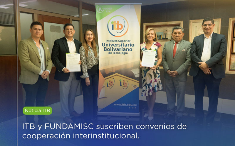 ITB firma convenios de cooperación interinstitucional con FUNDAMISC.