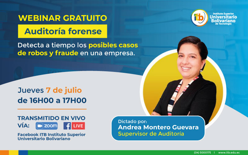 WebinarGratuito |Detecta a tiempo los posibles casos de robos y fraudes en las empresas.