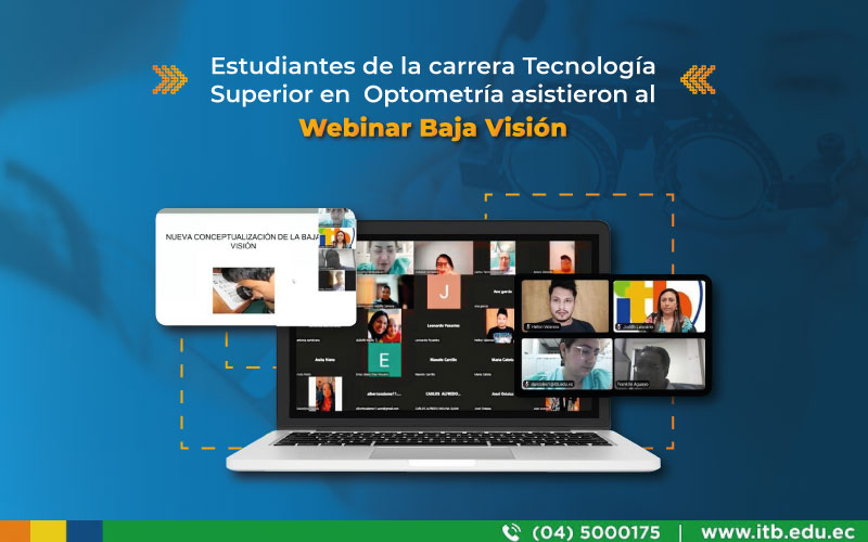 Especialista en visión impartió importante Webinar para los estudiantes de Optometría