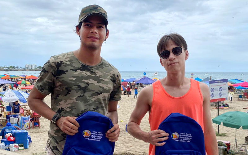 el Instituto Superior Universitario Bolivariano recorrió el perfil costanero para dar a conocer nuestra oferta académica