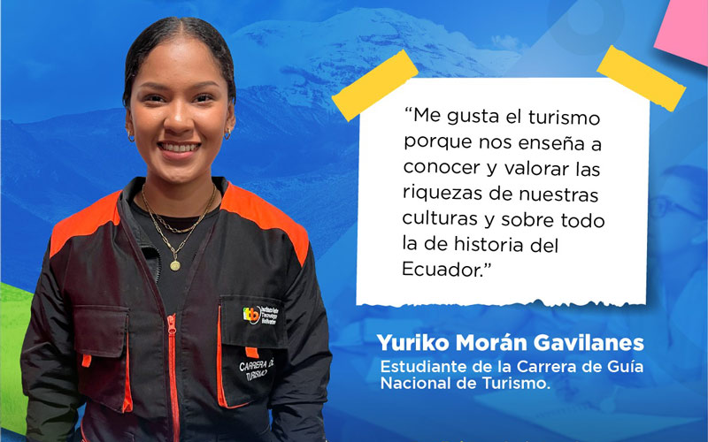 Nuestra estudiante de la carrera de Guía Nacional de Turismo, Yuriko Morán, nos comparte su experiencia