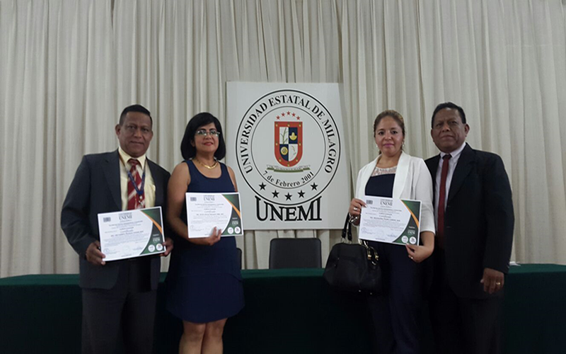 DOCENTES DE ITB PARTICIPARON EN EL I CONGRESO INTERNACIONAL DE ADMINISTRACIÓN Y EMPRENDIMIENTO EN LA UNEMI