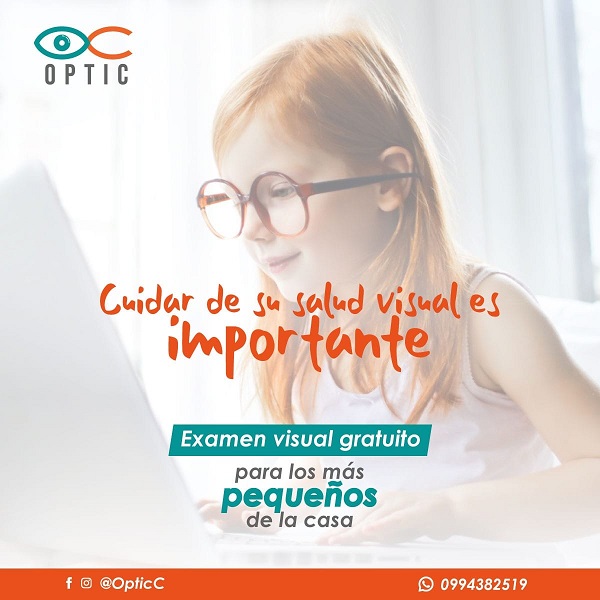 La salud visual de tus hijos es muy importante para nosotros por eso el ITB junto a Óptica OpticC les ofrece exámenes visuales gratuitos a niños