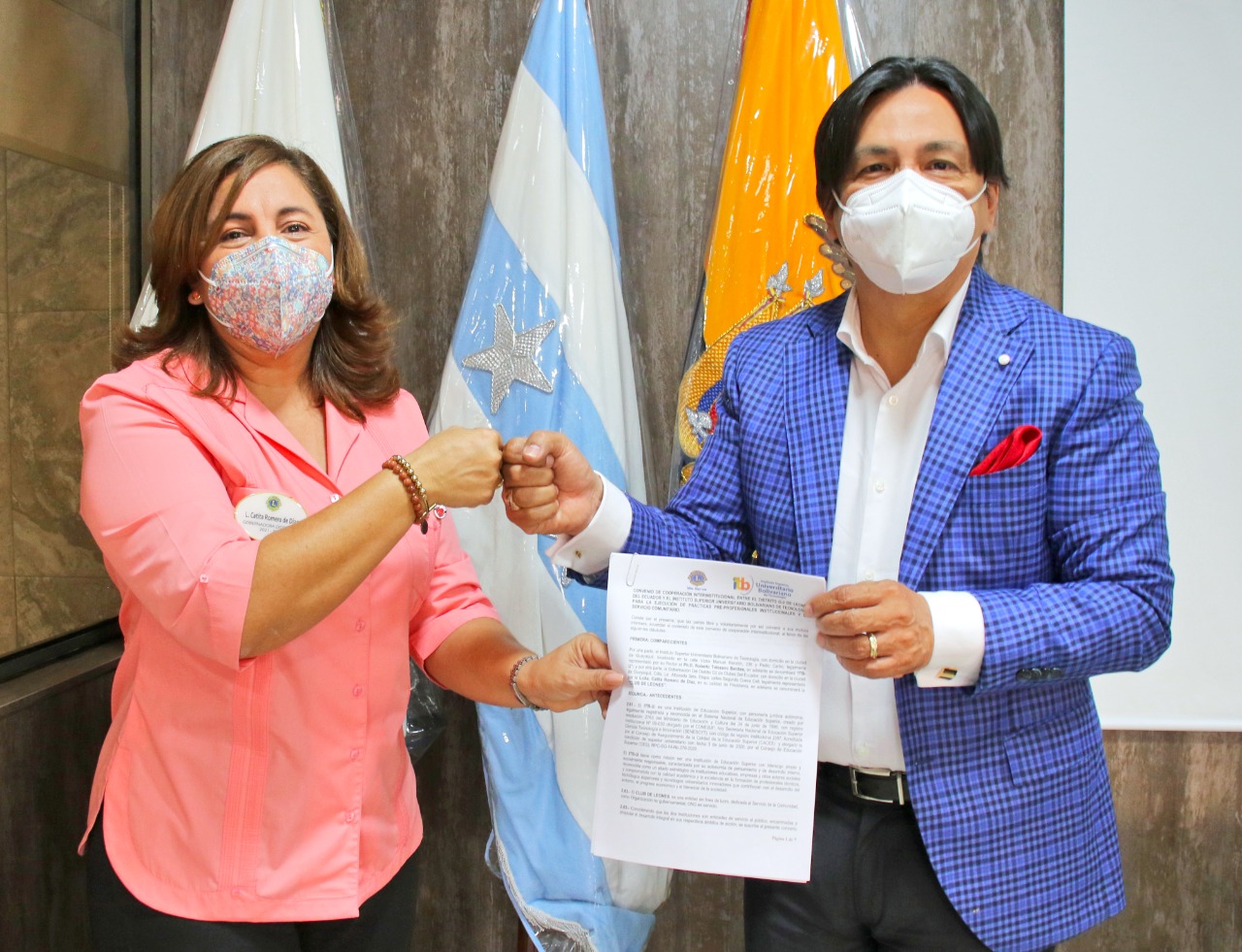 ITB FIRMA CONVENIO CON EL CLUB DE LEONES