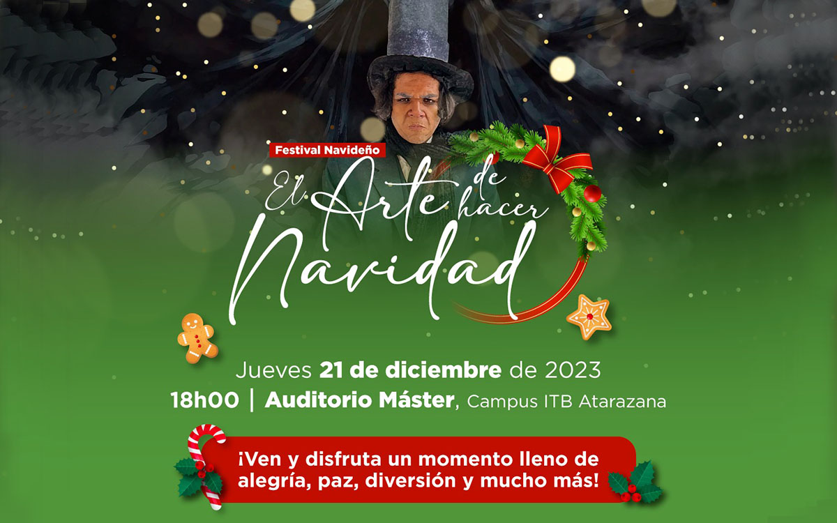 Celebra la magia navideña con ITB en el Festival Navideño que el Centro de Arte y Cultura ha preparado especialmente para la comunidad bolivariana!