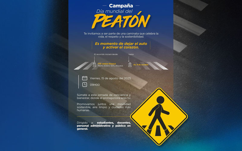 ¡Campaña del día mundial del peatón! 