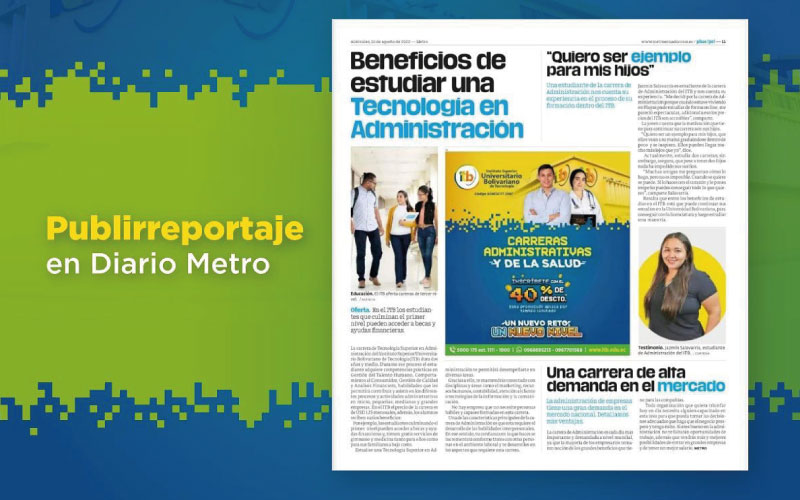 Compartimos con la comunidad bolivariana el Publirreportaje en Diario Metro